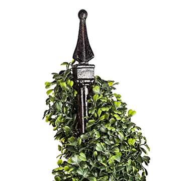 Wofair 2 Packs 4 Feet Artificial Spiral Topiary Trees for Home Decor, Fake Boxwood Trees for Garden Store Office, Faux Tree for Indoor Outdoor Decor (Pot Included)