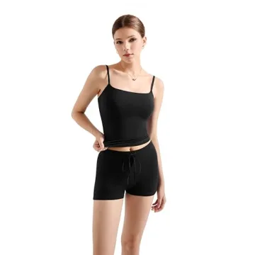 SUUKSESS Women’s 2 Piece Comfortable Lounge Set Shorts