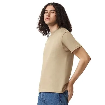 American Apparel Heavyweight Cotton T-Shirt 2-Pack - Sand