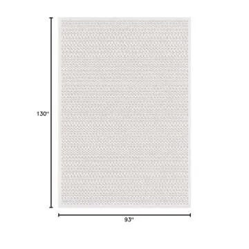 My Texas House Quail Hallow Rug - 7'8" X 10'10" Rectangle In Natural, High-Low, Geometric Design, In...