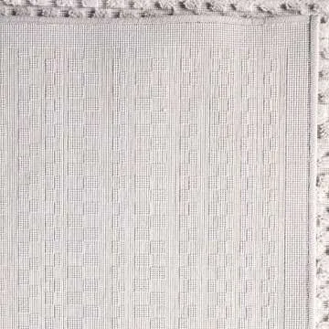 My Texas House Quail Hallow Rug - 7'8" X 10'10" Rectangle In Natural, High-Low, Geometric Design, Indoor Outdoor Patio And Home Decor