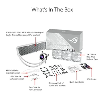 ASUS ROG Strix LC II 360 ARGB Liquid Cooler for Intel & AMD