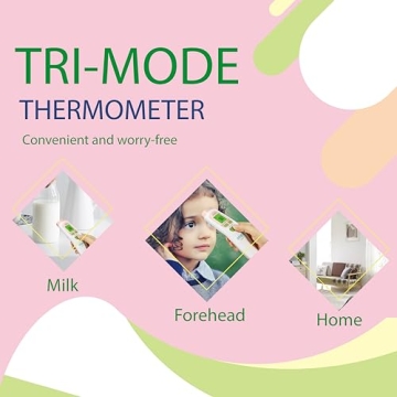 Elate Pink Thermometer - Non-Contact Digital Infrared Device