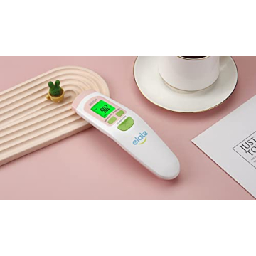 Elate Pink Thermometer - Non-Contact Digital Infrared Device