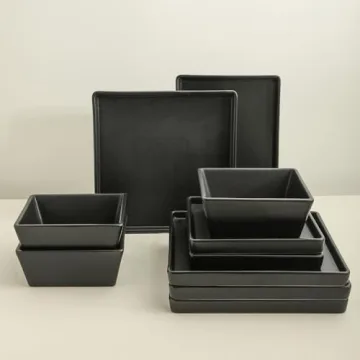 Stone Lain Grace Square Dinnerware Set for 4