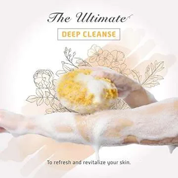 Spongentle Dual Texture Body Loofah Sponge - Pack of 3