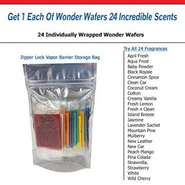 Wonder Wafers Car Air Freshener Sample Pack - 24 Scents