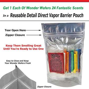 Wonder Wafers Car Air Freshener Sample Pack - 24 Scents