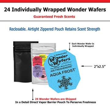 Wonder Wafers Car Air Freshener Sample Pack - 24 Scents
