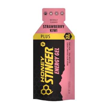 Honey Stinger Strawberry Kiwi Energy Gel | Caffeinated & Gluten Free with Organic Honey | For Exerci...