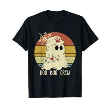 Boo Boo Crew Nurse Halloween Nurse for Women T-Shirt