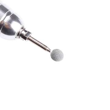 MZCMSL 4PCS Cuticle Clean Drill Bit Diamond Nail Bit Ball Head Stone File Manicure Pedicure Nail Art Tools