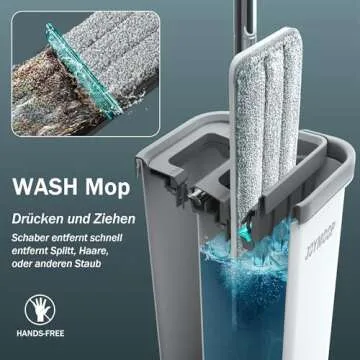 JOYMOOP Mop and Bucket with Wringer Set - Efficient Cleaning Made Easy