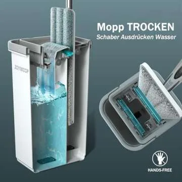 JOYMOOP Mop and Bucket Set for Easy Floor Cleaning