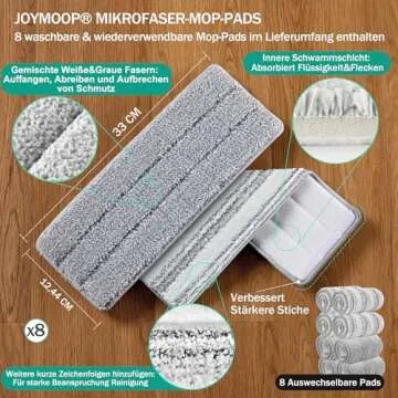 JOYMOOP Mop and Bucket Set for Easy Floor Cleaning
