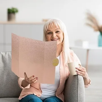 Rose Gold Farewell Guest Book Alternative for Everyone