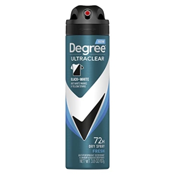 Degree Men UltraClear Antiperspirant Deodorant Dry Spray 72-Hour Protection with MotionSense Technol...