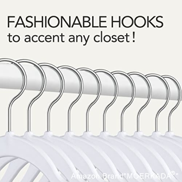 MOERKADA Hangers 50 Pack Slim Heavy Duty Space Saving