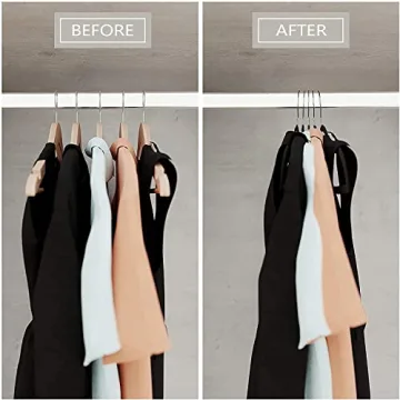 MOERKADA Hangers 50 Pack Slim Heavy Duty Space Saving