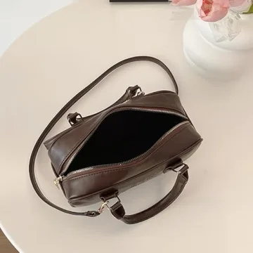 OEIPSMK Trendy Leather Crossbody Bag for Women