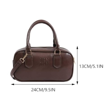 OEIPSMK Trendy Leather Crossbody Bag for Women