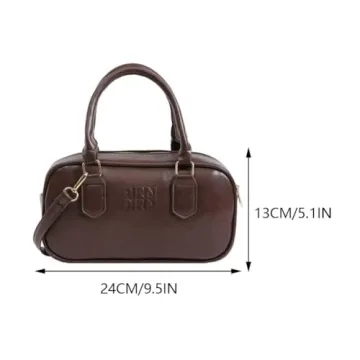 OEIPSMK Trendy Leather Crossbody Bag for Women