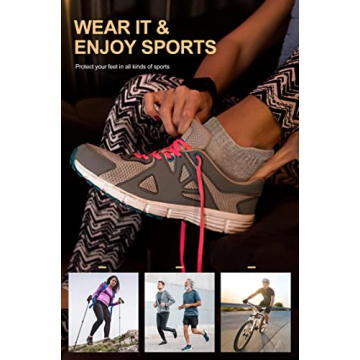 CS CELERSPORT Ankle Athletic Running Socks - 6 Pairs