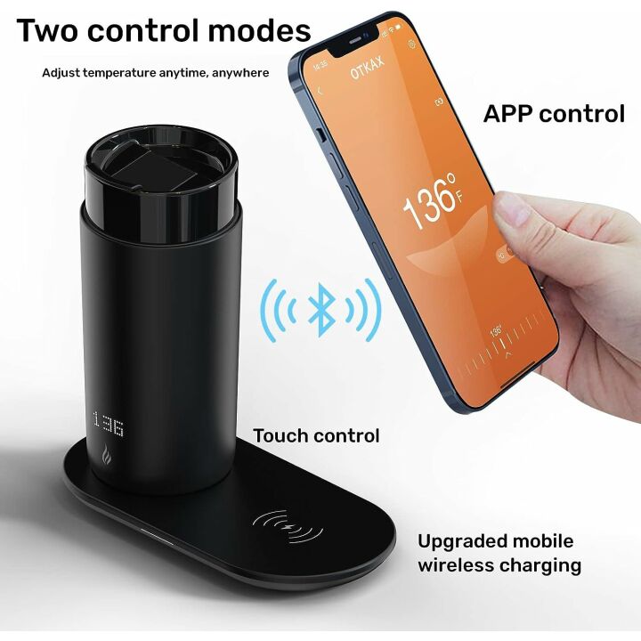 Smart Heated Coffee Mug - App Controlled 12 Oz