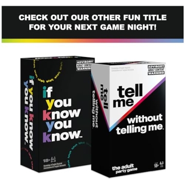 Tell Me Without Telling Me Adult Party Game