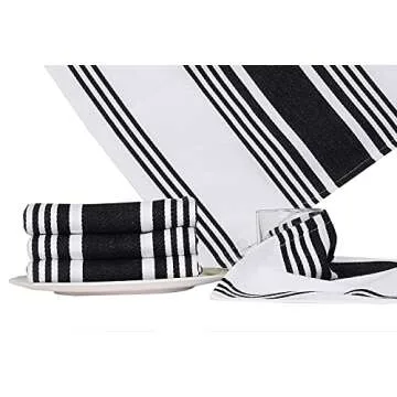Urban Villa Kitchen Towels 100% Cotton Pack of 3 - Soft & Absorbent