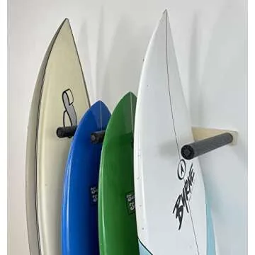Vertical Surfboard Storage Rack for 4 Boards