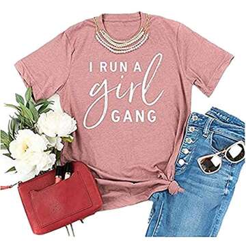 Diliflyer Women's Mom Life Boys Girls Letters T Shirts Graphic Tees (S, X-Pink)