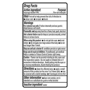 Amazon Basics 70% Isopropyl Alcohol Antiseptic 32 Fl Oz