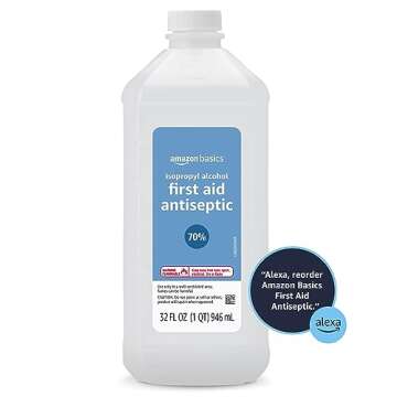Amazon Basics 70% Isopropyl Alcohol Antiseptic 32 Fl Oz