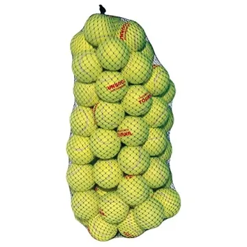 Tourna Pressureless Tennis Balls 60 Pack - Durable, Consistent Bounce for Training & Play