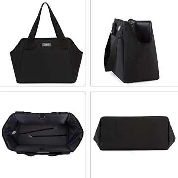 NOBLE DUCK Small Dog Carrier with Pockets, Portable Small Dog Cat Soft-Sided Carrier with Adjustable Safety Tether, Versatile Pet Purse for Subway/Shopping/Hiking/Traveling