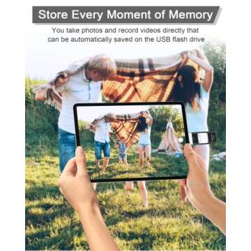 Sunany USB Flash Drive 512GB, Photo Stick Memory External Data Storage Thumb Drive Compatible for Phone, Pad, Android, PC and More Devices (Black)