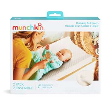 Munchkin Diaper Changing Pad Covers, Soft & Stylish