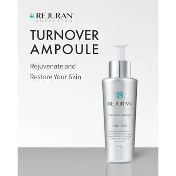 REJURAN® Turnover Ampoule, c-PDRN® - Anti-Aging Face Serum for Firmness, Radiance, and Youthful Sk...