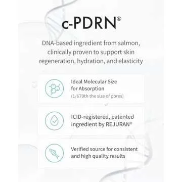 REJURAN® Turnover Ampoule, c-PDRN® - Anti-Aging Face Serum for Firmness, Radiance, and Youthful Skin. Korean Skin Care, Clinically Developed (1.01 fl oz)