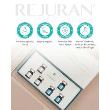 REJURAN® Turnover Ampoule, c-PDRN® - Anti-Aging Face Serum for Firmness, Radiance, and Youthful Skin. Korean Skin Care, Clinically Developed (1.01 fl oz)