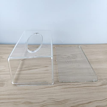 Clear Acrylic Facial Tissue Box Cover for Home Decor