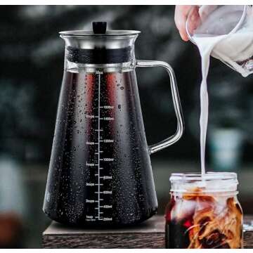Aquach Airtight Cold Brew Coffee Maker - 51oz Durable Design