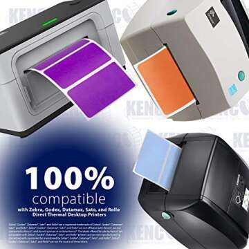 Direct Thermal Perforated Labels for Barcodes & Addresses