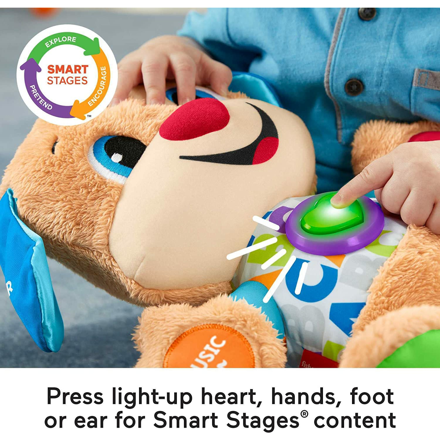 Plush Baby Toy with Lights & Music - Fisher-Price