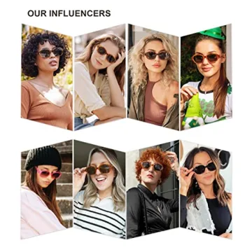 SOJOS Sunglasses for Women, Rectangle Vintage Sun Glasses with Square Frame, Yellow Tortoise Frame/Green Lens for Outdoor Travel, SJ2218 (Amber Yellow)