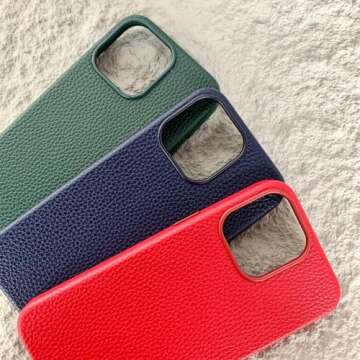 Designed for Apple iPhone 16 16+ 13 14 15 12 11 Pro Max Plus Galaxy S24 Ultra Plus 5G Leather Case Custom Personalized Initials Name Monogram Cover Premium Luxury Elegant Cover Shell Gift Idea