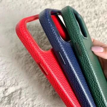 Designed for Apple iPhone 16 16+ 13 14 15 12 11 Pro Max Plus Galaxy S24 Ultra Plus 5G Leather Case Custom Personalized Initials Name Monogram Cover Premium Luxury Elegant Cover Shell Gift Idea