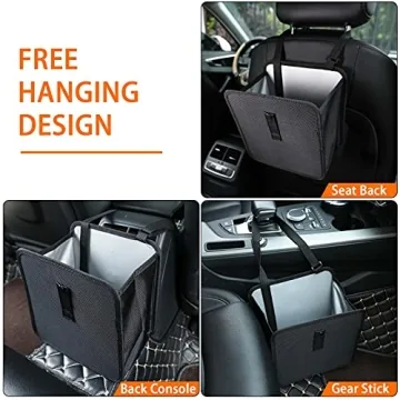 Versatile Waterproof Car Trash Can for Cleanliness on the Go