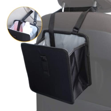 Versatile Waterproof Car Trash Can for Cleanliness on the Go